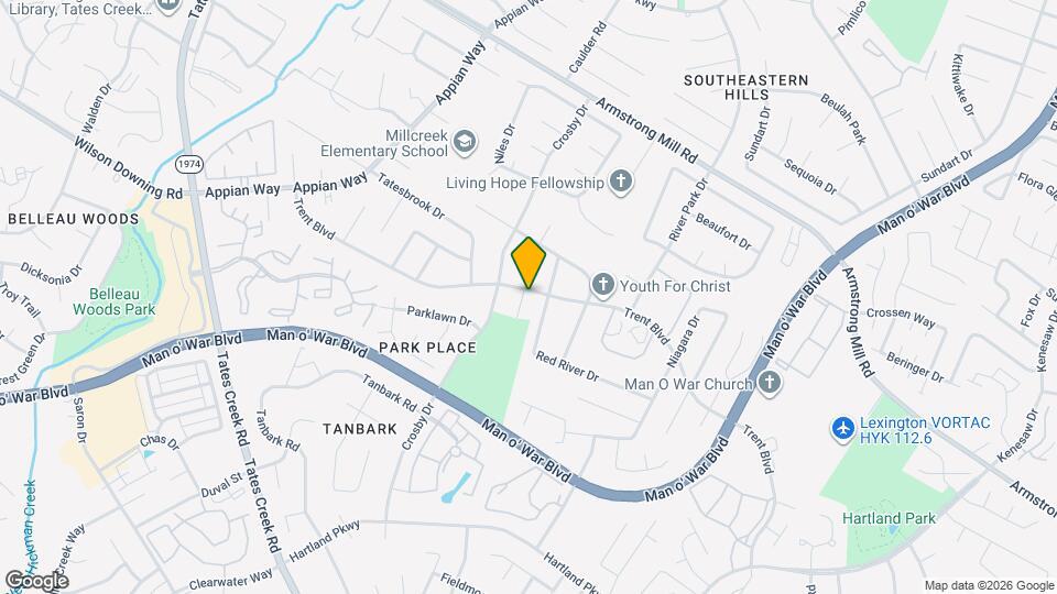 1230 Trent Blvd Map and Location Details