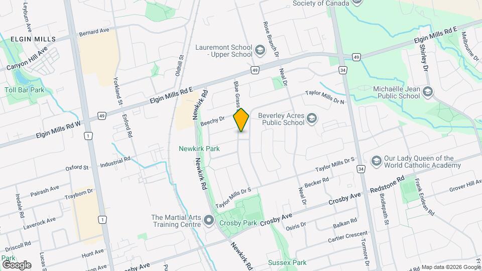 305 Blue Grass Blvd Map and Location Details