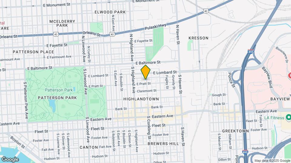 118 S Conkling St Map and Location Details