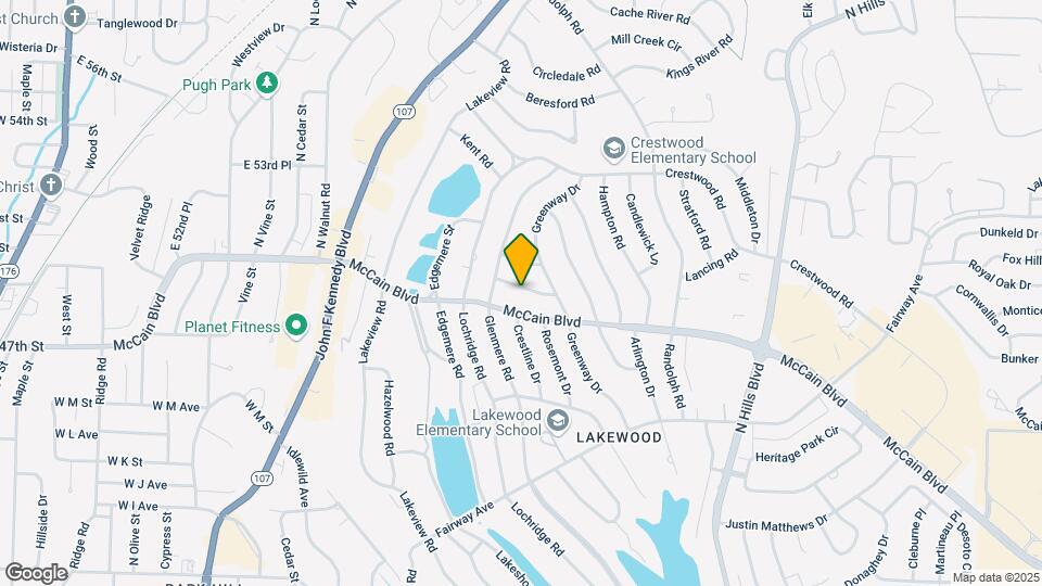 1700 Northwood Rd Map and Location Details