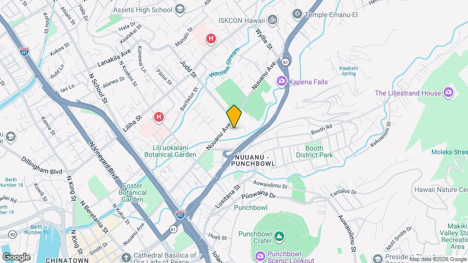 2033 Nuuanu Ave Mapa y Detalles de la Ubicación
