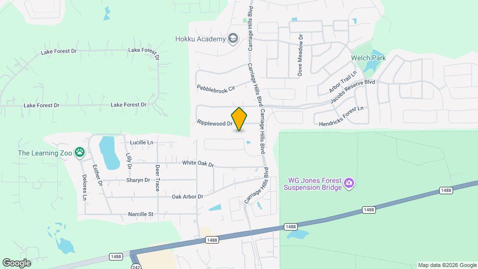 2414 Garden Falls Dr Map and Location Details