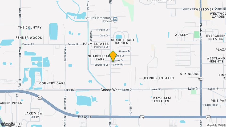 2492 Victor Rd Map and Location Details