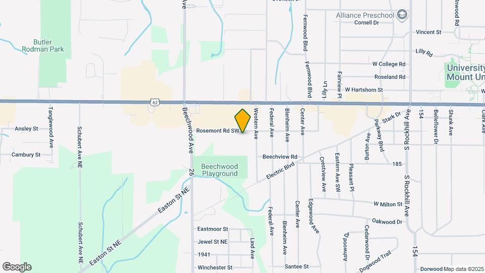 1666 Rosemont Rd, Unit 1666 Map and Location Details