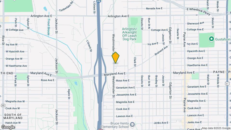 1236 Westminster St Map and Location Details