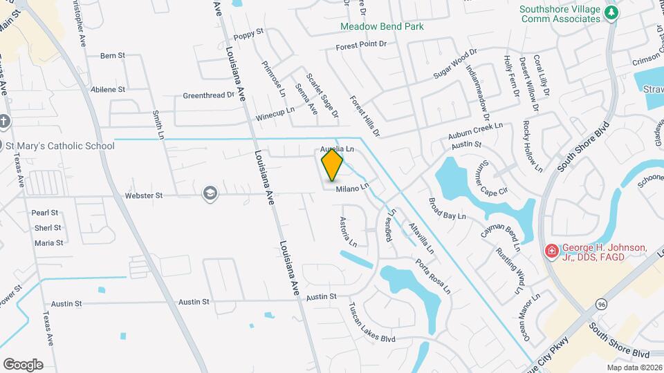 2868 Milano Ln Map and Location Details