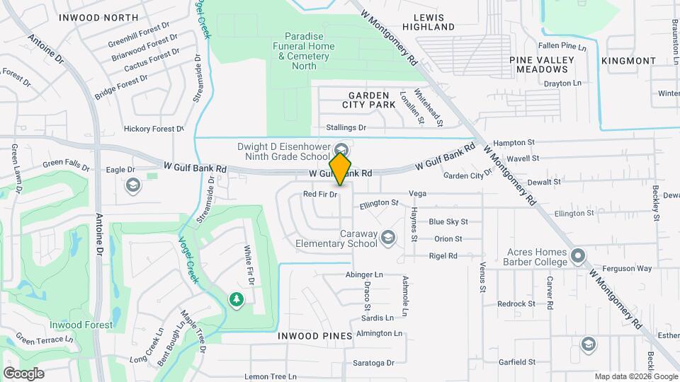 3602 Red Fir Dr Map and Location Details