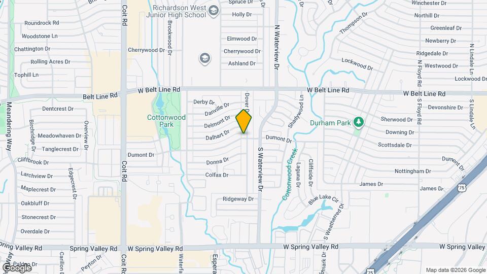 406 Dover Dr Map and Location Details