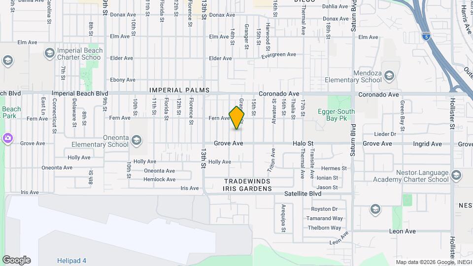 1262 Granger St Mapa y Detalles de la Ubicación