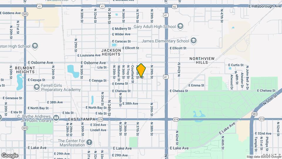 4508 N 38th St Mapa y Detalles de la Ubicación
