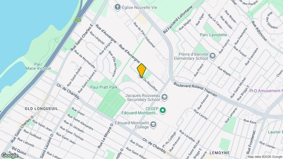 638 Du Roussillon Rue Map and Location Details