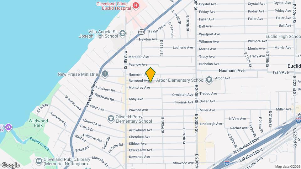 19031 Monterey Ave Map and Location Details