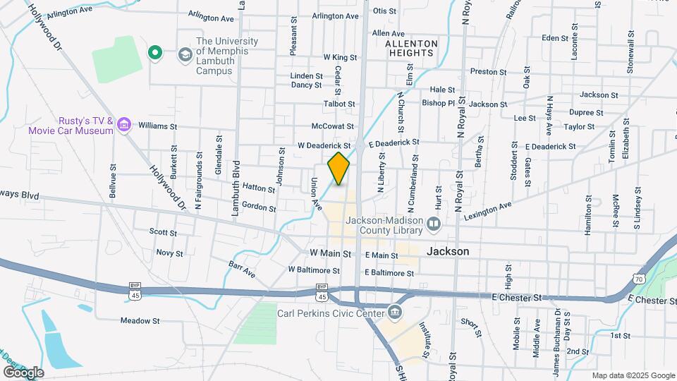 Jackson Walk & High Point Apartments Map and Location Details
