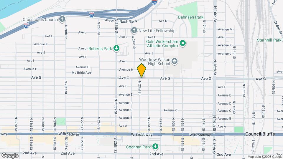2227 Avenue G Map and Location Details