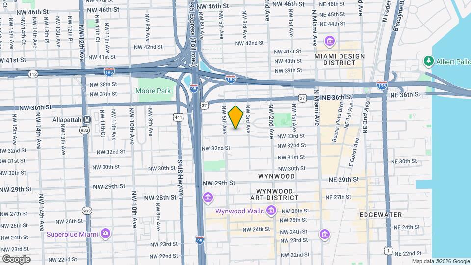 409 NW 33rd St Map and Location Details