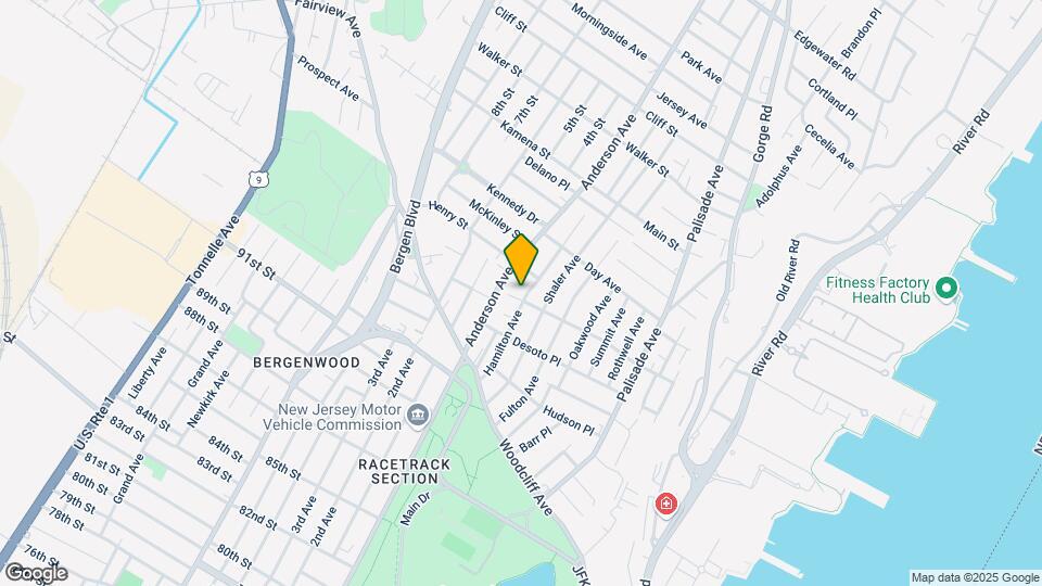 Hamilton Avenue Mapa y Detalles de la Ubicación