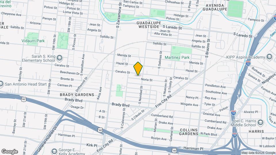 319 Noria St Map and Location Details