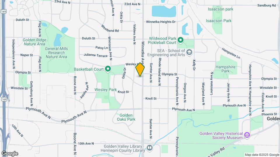 1513 Winnetka Ave N Map and Location Details