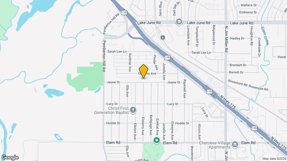 6327 Jeane St Map and Location Details