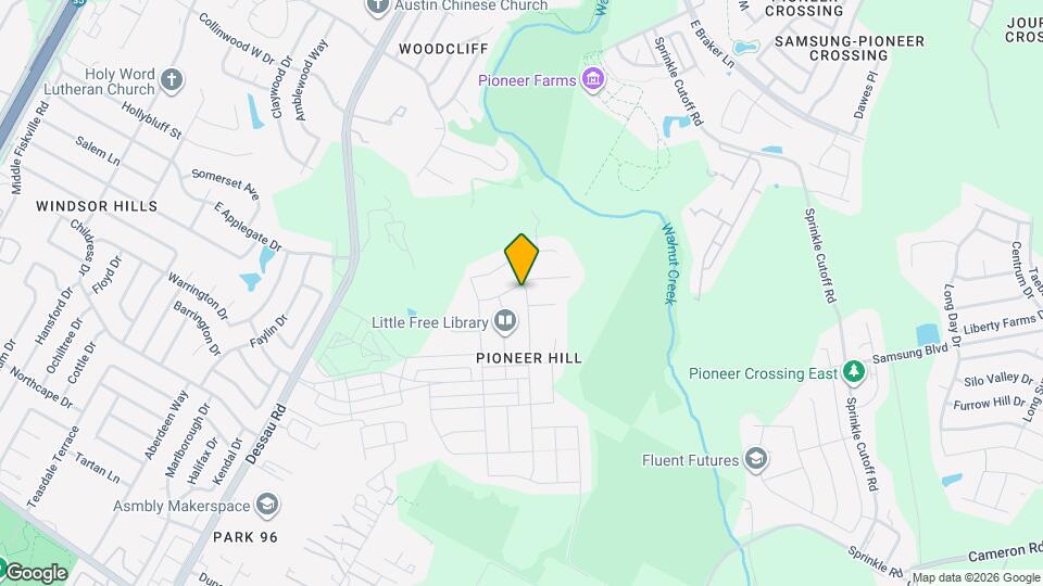 10912 Fulton Ave Map and Location Details