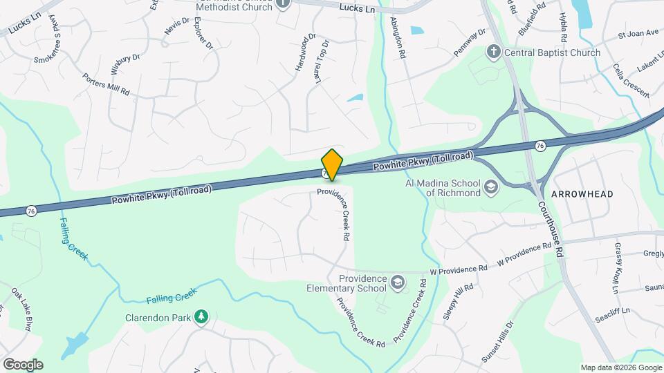 2812 Providence Creek Rd Map and Location Details