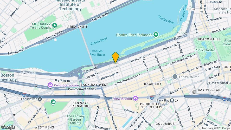 412 Beacon St, Unit 9 Map and Location Details