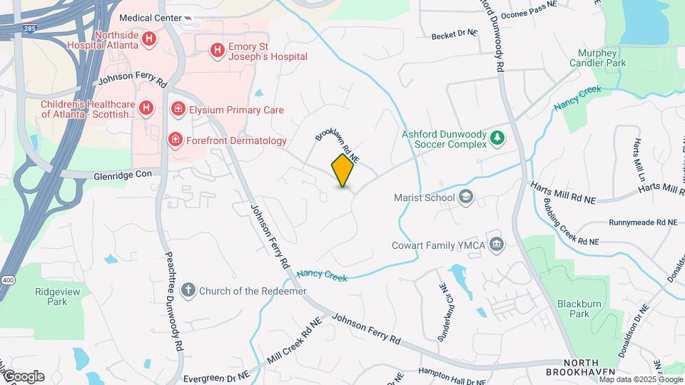 1351 Old Johnson Ferry Rd NE Map and Location Details