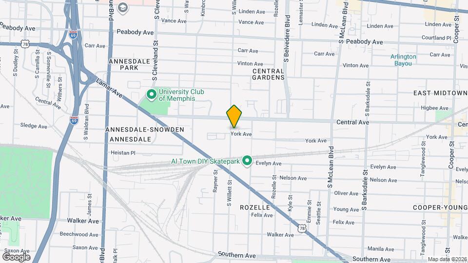 756 S Willett St Map and Location Details