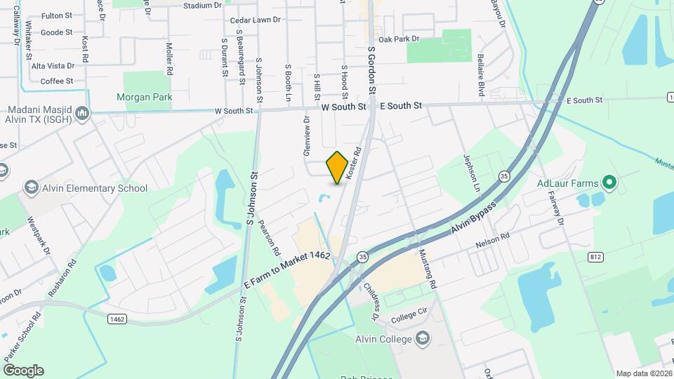 2122 Koster Rd Map and Location Details