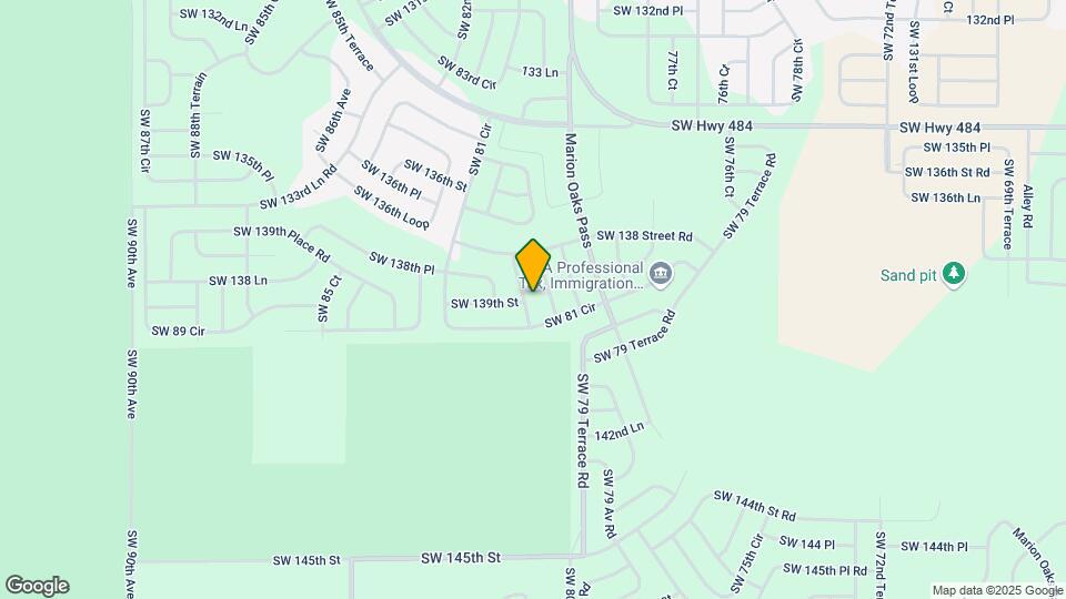 13905 SW 81st Ter Rd Map and Location Details