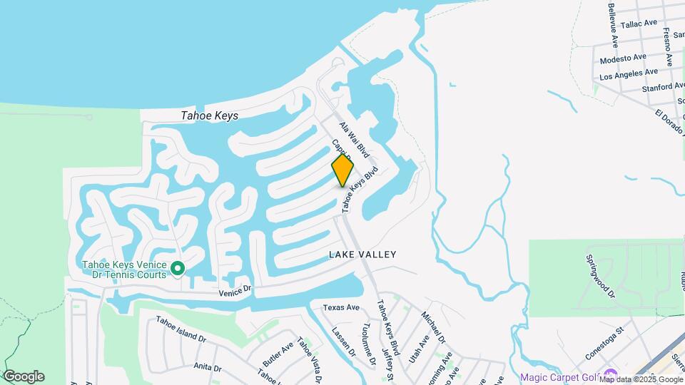 528 Tahoe Keys Blvd Map and Location Details