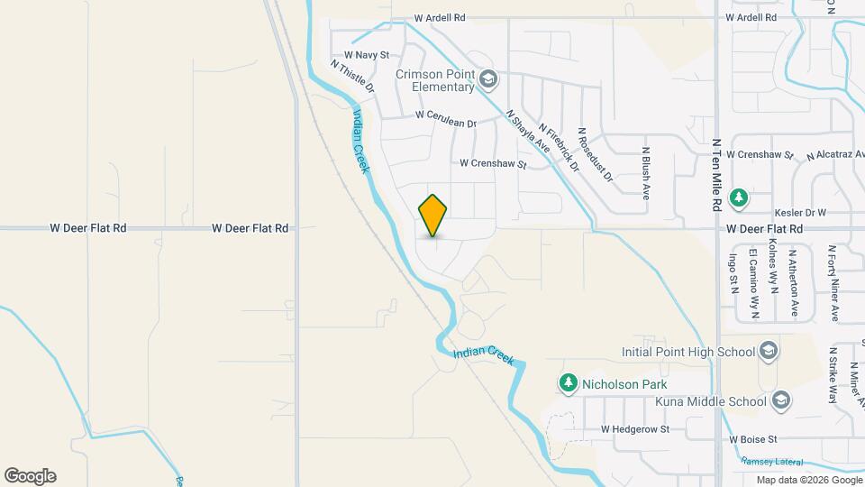 2711 W Balboa Dr Map and Location Details