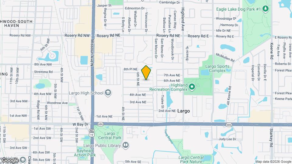 705 6th Ave NE Map and Location Details