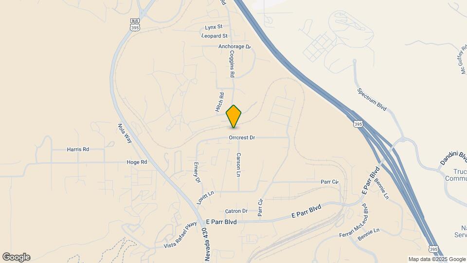 387 Orrcrest Dr Map and Location Details