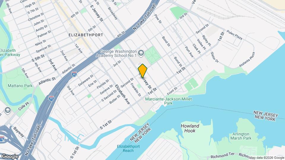 144 E Jersey St Map and Location Details