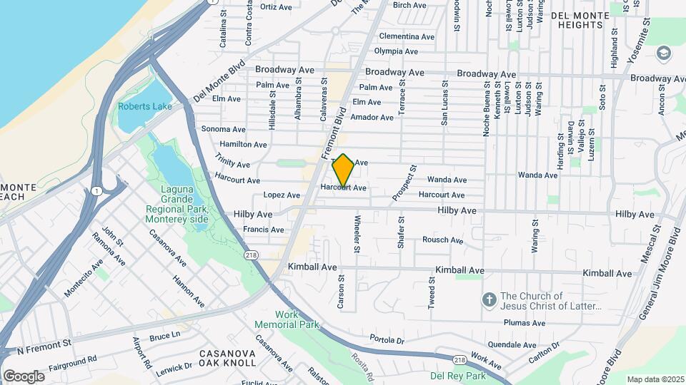 948 Harcourt Ave Map and Location Details