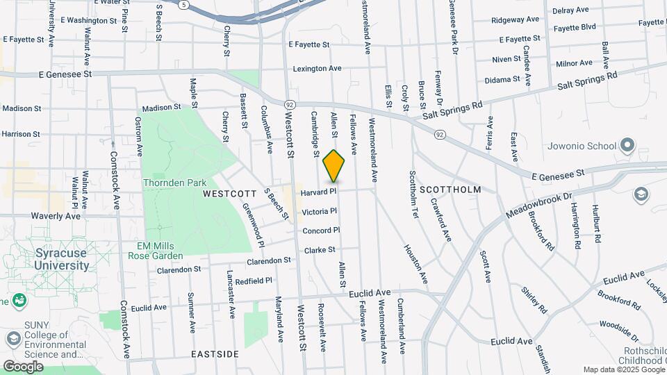 560 Allen St Map and Location Details