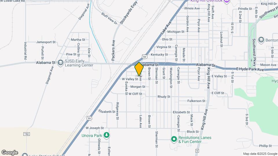 901 W Valley St Map and Location Details