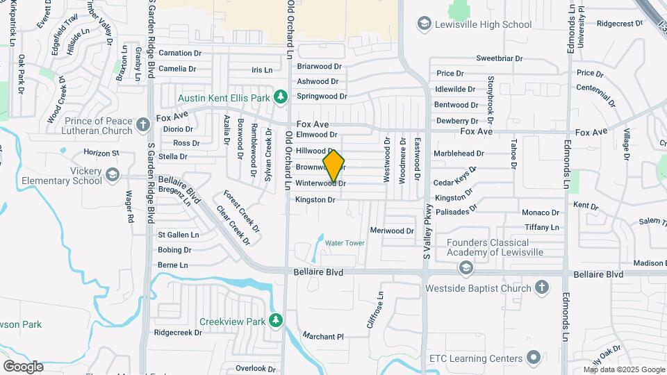 1108 Winterwood Dr Map and Location Details