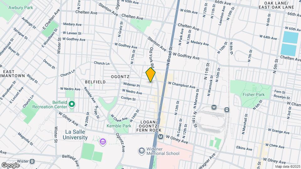 1503 Widener Pl, Unit 1st floor unit Map and Location Details