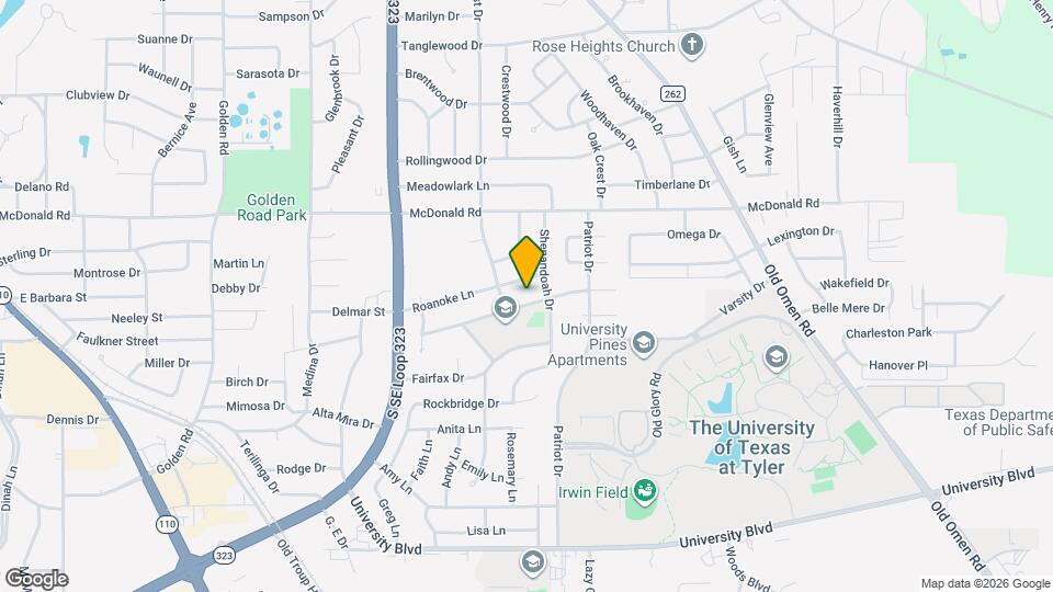 2930 Williamsburg Dr Map and Location Details