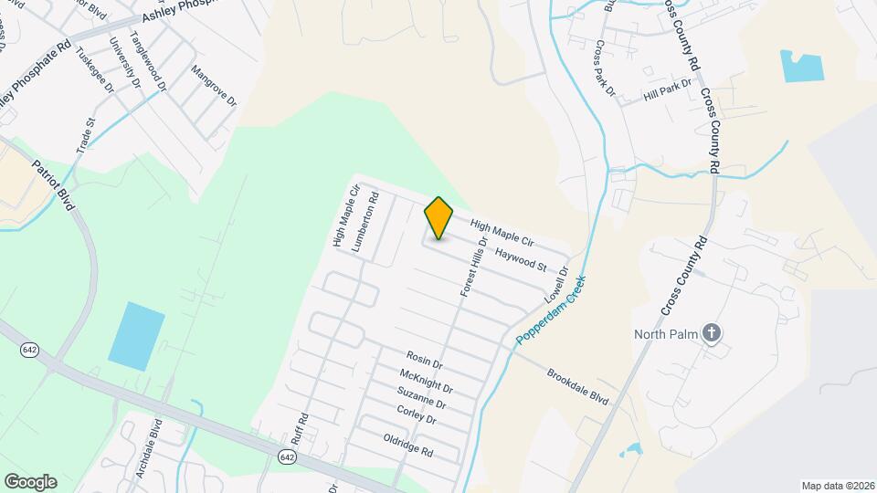 7736 Kinston St Map and Location Details