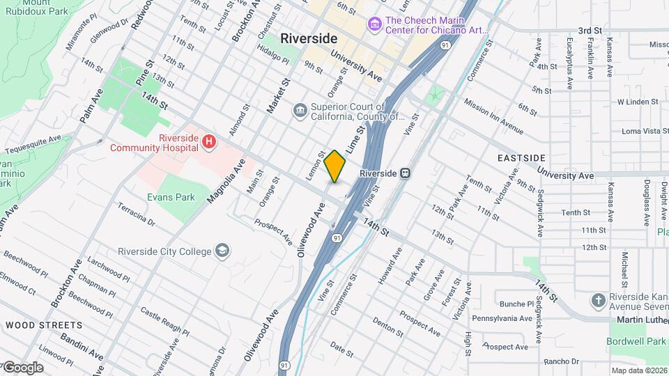 4336 Lime St, Unit 4340 Map and Location Details