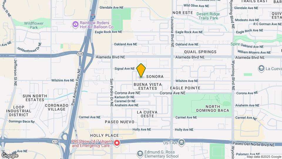8600 Simi Ln NE Map and Location Details