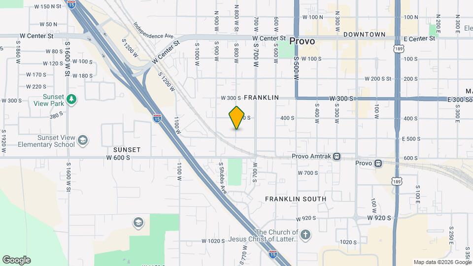 475 S 800 W Map and Location Details