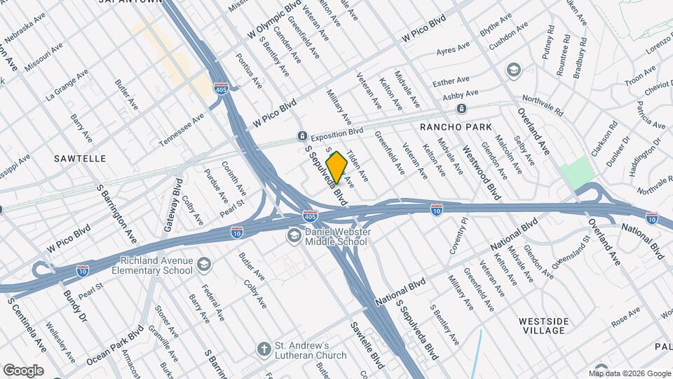 2611 S Sepulveda Blvd, Unit 8 Mapa y Detalles de la Ubicación