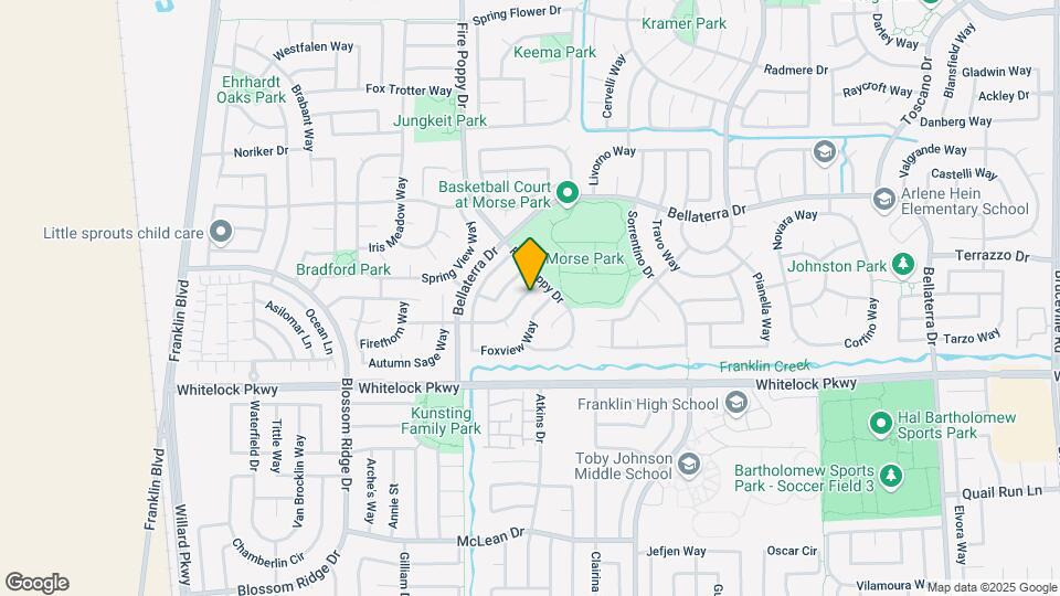 5644 Gold Poppy Way Map and Location Details