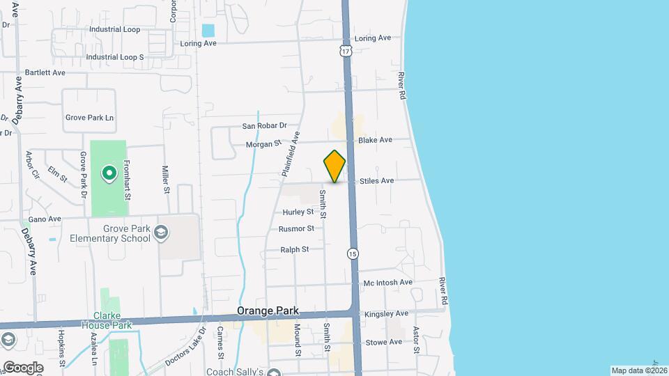1436 Berrier St Map and Location Details