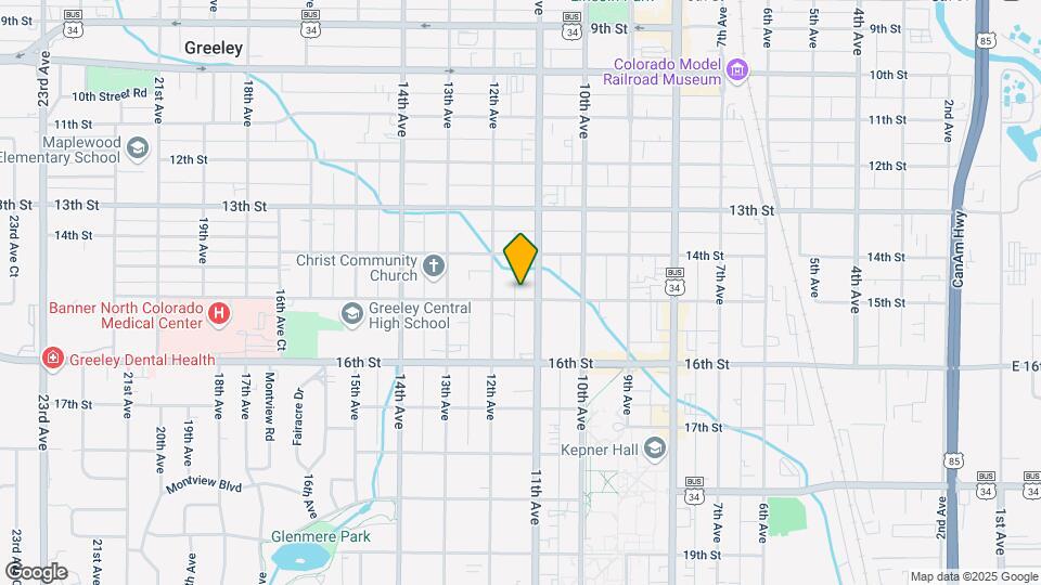 1115 15th St Map and Location Details