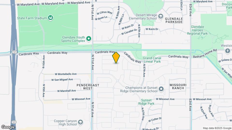 5848 N 89th Dr Map and Location Details
